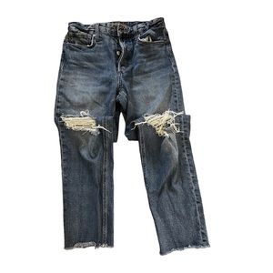 Joes Jeans denim distressed The Smith mom jeans